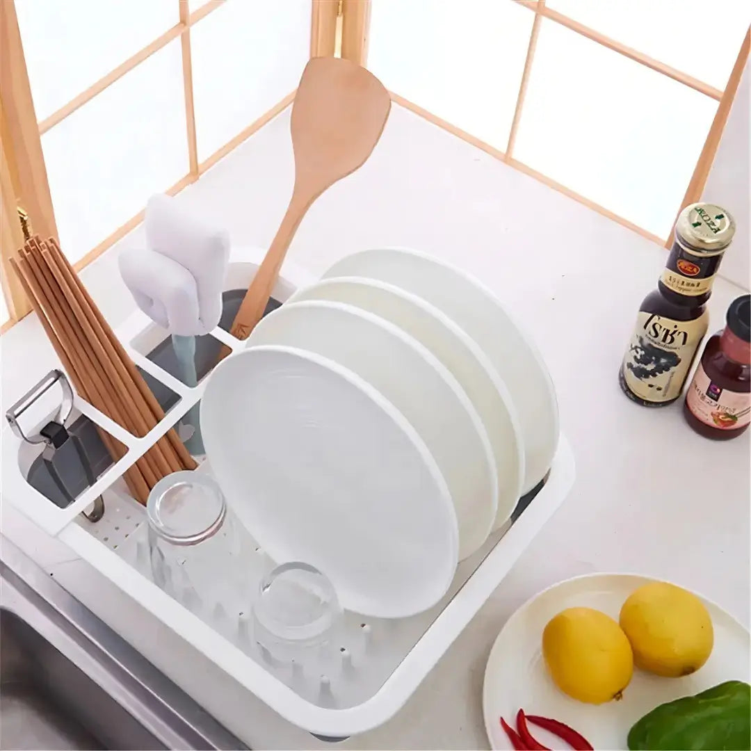 Escurridor de Platos Plegable