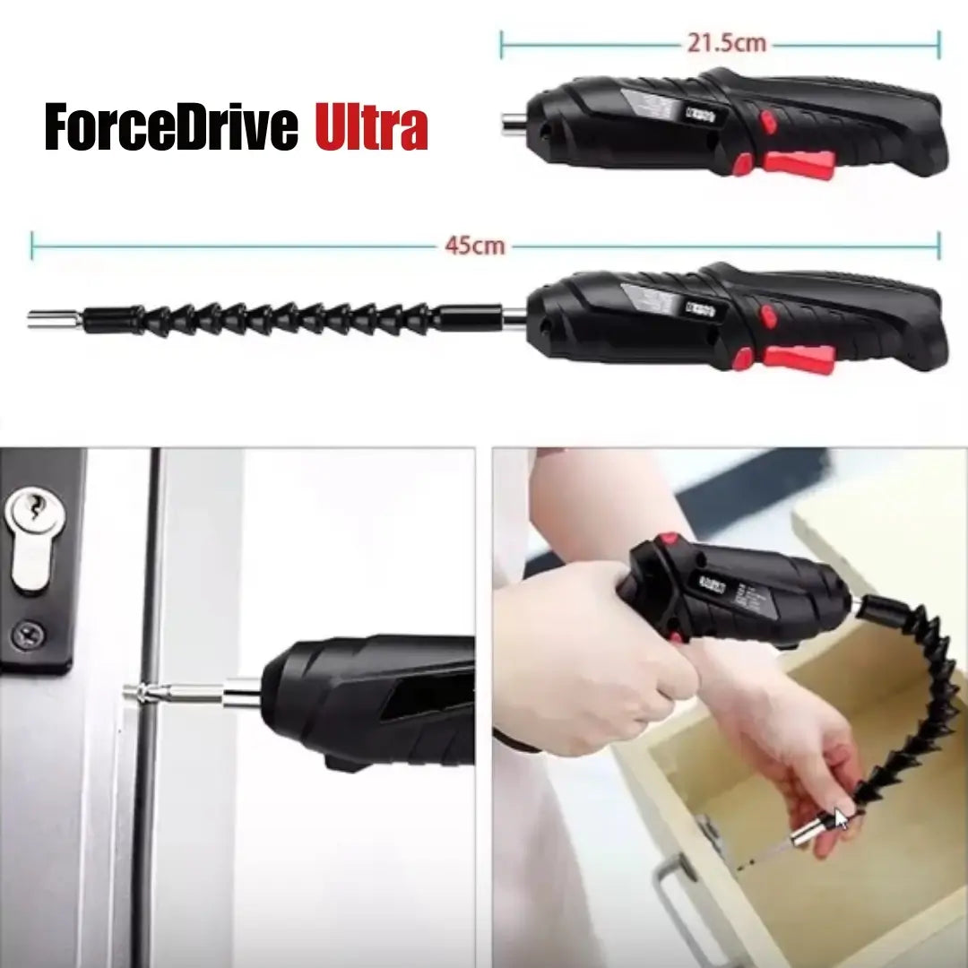 ForceDrive Ultra – Kit Destornillador Eléctrico Recargable Multifuncional