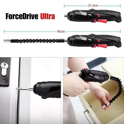 ForceDrive Ultra – Kit Destornillador Eléctrico Recargable Multifuncional